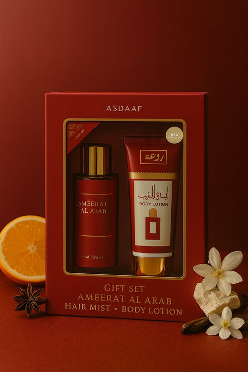 Coffret AMEERAT AL ARAB brume & crème
